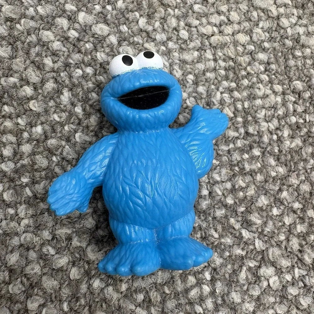 Sesame Street PVC Characters 5 In All Cookie Monster Grouch Elmo Abby Deco